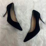 J.Crew  Black Suede Everly Pointed Toe Pumps Sz 6.5 BIN 13 Photo 1