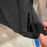 Treasure & Bond Cute boho whimsigoth black breezy v-neck crinkle blouse  flowy Photo 6