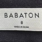 Babaton Aritzia Black faux wrap Triacetate midi skirt, size 8 minimalist luxury Photo 1