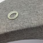 Vintage 60s China Clear Jade Ring Unique Good Value Size 5.75 White Photo 1