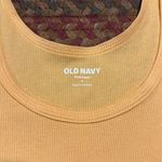 Old Navy NWOT FIRST LAYER ORANGE RIBBED TANK Photo 1