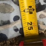 Denim & Co Brown Black Spotted Pullover O Photo 4