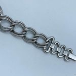 Ashley Stewart  35mm ladies Quartz analog watch silver tone 8”-8.5” w/battery Photo 3