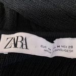 ZARA  Black Knit Sleeveless Cami Camisole Pullover Tank Bodycon Maxi Dress Size M Photo 3