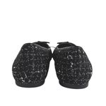 NEW J.Crew Women's Black Tweed Leather Cap Toe Slip On Ballet Flats Shoes Sz 7.5 Photo 2