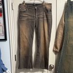 Minga London ๐ Raw Hem Acid Wash Distressed Jeans Grunge Indie Sleaze Y2K Photo 1