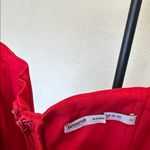 House Of CB  Samaria Red Gathered Midi dress size XL D-DD NWOT Photo 8