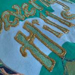 Vintage Beverly Hills Rodeo Dr OSFM Glitter Bling Maximalist Teal Tshirt Green Size undefined Photo 6