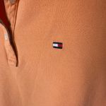 Tommy Hilfiger Vintage  Sleeveless Pique Polo Shirt Womens Medium Orange Y2K Top Photo 1