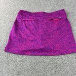 Vineyard Vines  Performance Skort Womens Pink Purple Leaf Print‎ Athletic Photo 3
