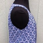 Cato Blue & White Scarf Print Sleeveless Top L Photo 11