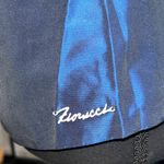 Fiorucci  Blue Satin Women's Bustier Photo 1