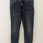 True Religion  Halle High Rise Super Skinny Ankle Cut Black Jeans Size 27 Photo 0