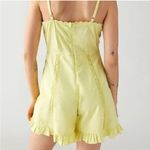 Urban Outfitters • Juliette lace insert romper yellow small Photo 1