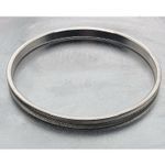 Monet Vintage  Bangle‎ Bracelet Silver tone Herringbone Chevron Etched Jewelry Photo 8