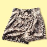 Snakeskin Print Shorts Brown Photo 0