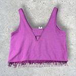 Anthropologie ‎ Crystal-Fringe Tank Top Blouse Beaded NWT Sz M Photo 5