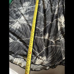 Maple‎ Anthropologie Women’s Silk Dress Deep V Neck Tie Waist Midi Leaf Print Size M Photo 3