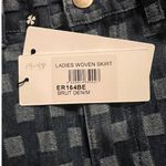 Molly Bracken Denim Printed Mini Skirt Photo 5