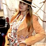 Sharon Young Orange Genuine Suede Western Cowgirl Jacket, size M Size M Photo 2