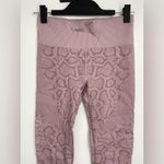 Varley  Quincy‎ Leggings, size Medium, dusty pink, Deauville Snake High Waist Photo 1