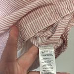 BeachLunchLounge Small red and white striped linen/cotton blend dress Photo 2