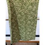American Vintage Vtg 60s Housewife Boat Neck Green Print Sheath Dress Nantucket Old Hollywood Photo 5