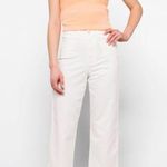 Marine layer Bridget Slim Wide Leg Crop White Pant Size 14 NWT Photo 0