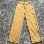 Madewell VTG Style Mustard High-Waisted Wide Leg Cropped Pants Size 25 Photo 7