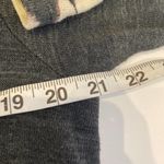 Young Fabulous and Broke Lightweight Pullover V-Neck Sweater Gray Cream EUC Sz M Photo 8