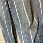 American Eagle American‎ Eagle Mom Jeans Retro Indigo Stripe High Waist Denim Women's 4 X-Long Photo 2