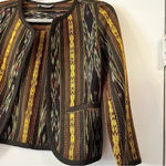 Rubbish Embroidered Tribal Bolero Jacket Open Front Blazer Boho Small Photo 11