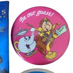 Disney Vintage  Pins Buttons Pinbacks Atlantis Pluto Beauty and the Beast Photo 2