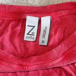 Zella Z by Womens Crop Top Shirt Short Sleeve Crewneck Hi Low Red Medium NWT Photo 5