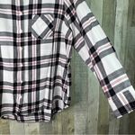 Faded Glory  2X (18W-20W) Flannel Plaid Long Sleeve Button Front Shirt w/Pockets Photo 2