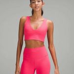 Lululemon  Align V-Neck Bra A/B Cup, Sz 10, Lip Gloss Photo 4