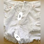 We The Free We‎ The Free by Free People Women’s Sz 26 White Denim Raw Edge Shorts Photo 11