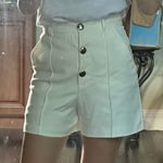 ZARA High waisted shorts with buttons classic dressy casual Photo 0