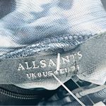 ALLSAINTS Tia Long Sleeve Mesh Top in Inez Blue - US 4 Photo 4