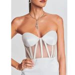 retrofete Ludlow Strapless Corset Mini Dress White Womens Size XS Photo 4