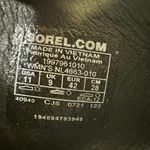 size 11 Sorel Ella II Womens Black Leather Slingback Shoe Sandal Photo 9