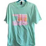 Calamity Jane Mint Green Oklahoma Graphic Tee Shirt Photo 0