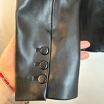 Good American NWT Better than Leather (faux) blazer Photo 7