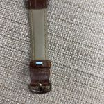 Calvin Hill Ladies Quartz Watch 34mm Round Silver Brown Faux Leather SKU 424 Photo 7