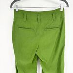 Maeve Naomi Linen Wide Leg Flare Pants Size 6 Green Photo 4