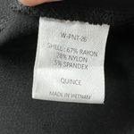 Quince  Women's Black Ultra-Stretch Ponte Skinny Pants Size Medium W-PNT-26 Photo 5