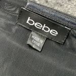 Bebe  Black Lace Overlay Satin Bandage Corset Romantic Party Dress Size Large L Photo 2