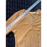 Lush Clothing LUSH Women's Yellow Crop Ruffle Blouse V Neck Size‎ M Photo 5