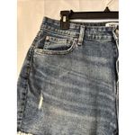 Levi's Denizen From High-Rise Distressed Denim Shorts Size 16 Photo 1