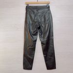 Old Navy  Women's OG Straight High Rise Faux Leather Pants size 0 Photo 5